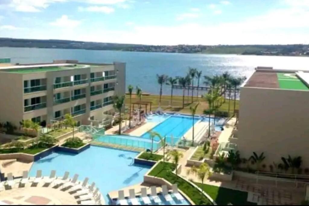 Flat De Luxo Em Um Resort! Brasília Exteriör bild