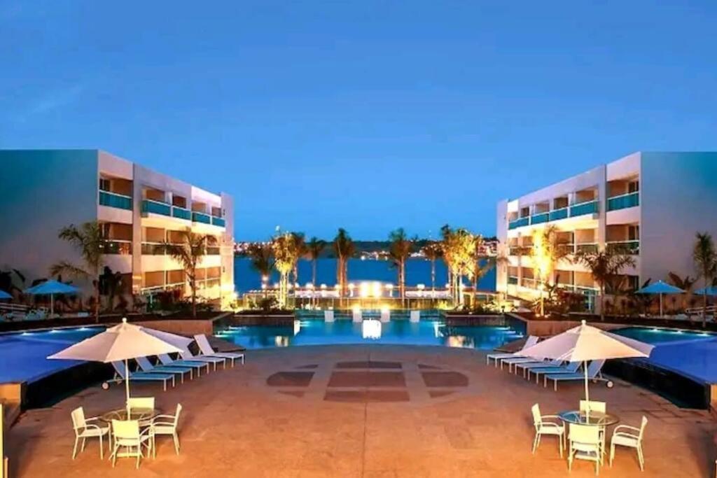 Flat De Luxo Em Um Resort! Brasília Exteriör bild